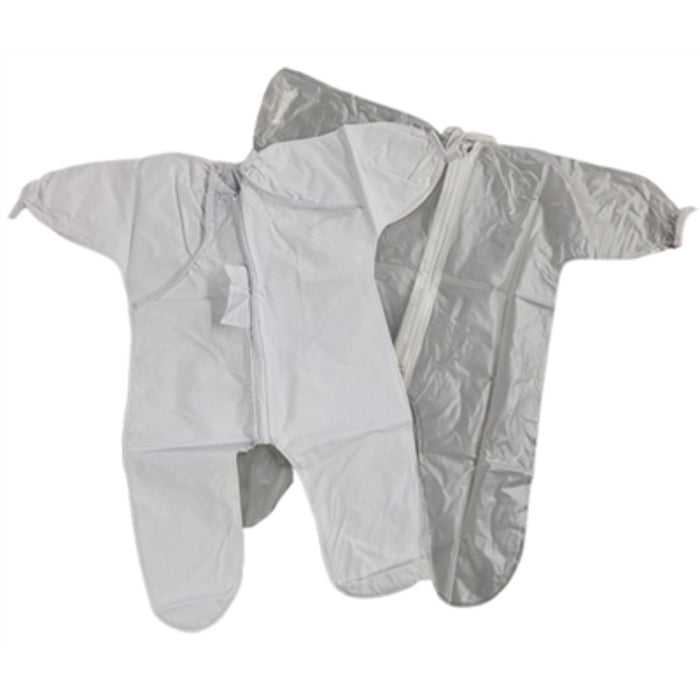 plastic unionalls large & x-large used in funeral service operations, from lynch supply