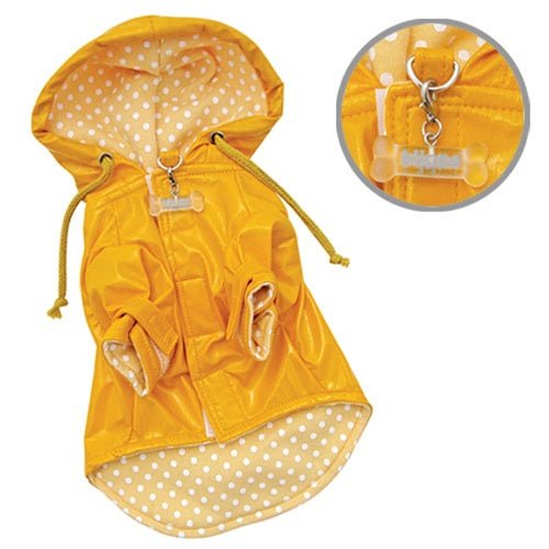 Polka Dots & Daisies Raincoat - Posh Puppy Boutique