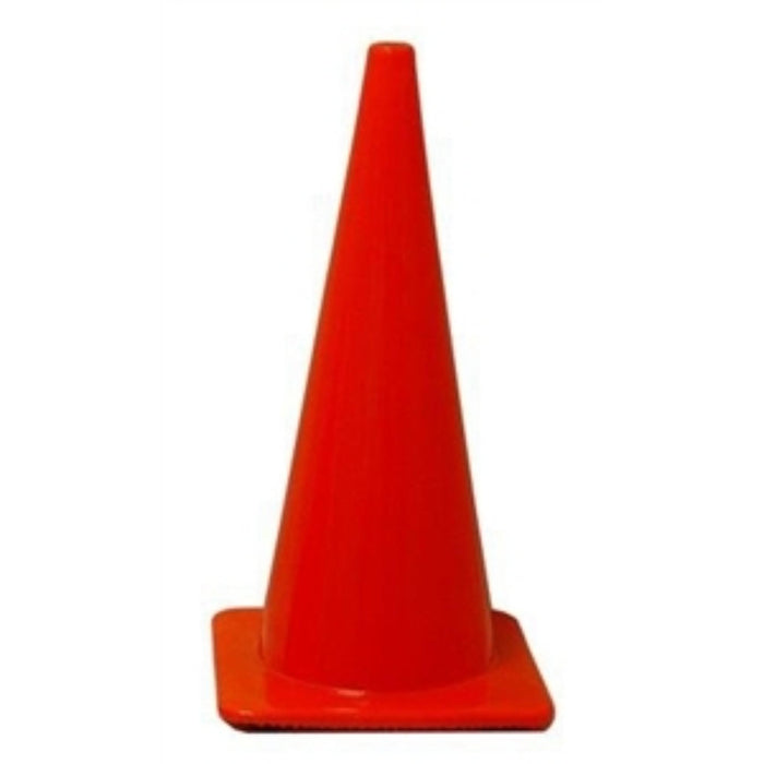 Polyvinyl traffic cones used in funeral service operations, from lynch supply