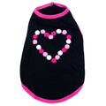 Pom Pom Heart Tee - Posh Puppy Boutique