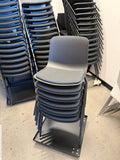 Poppin key side chair with padding