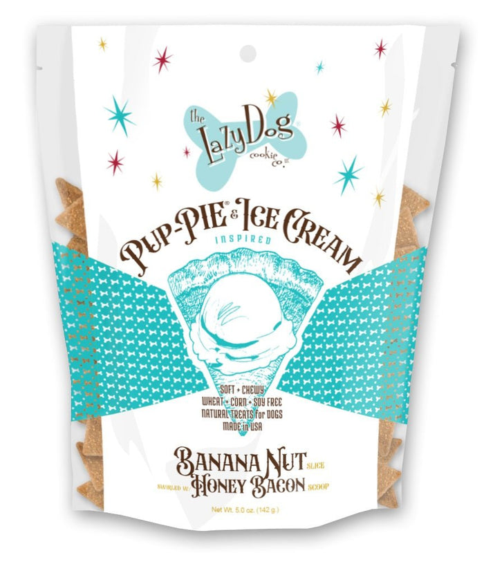 Pup - PIE & Ice Cream Slices Banana Nut w/ Honey & Bacon - Posh Puppy Boutique