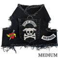 Pups of Anarchy Denim Harness Vest - Posh Puppy Boutique