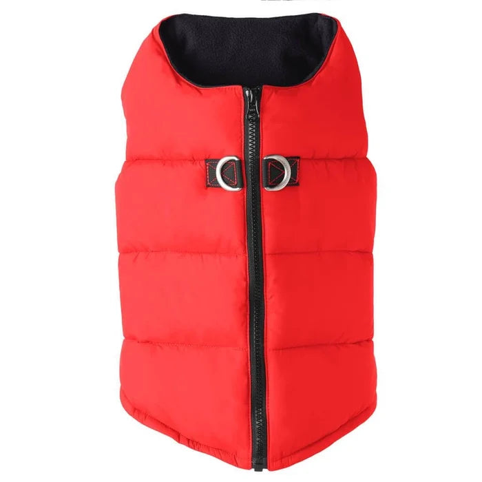 Rain Repellant Padded Vest - Red