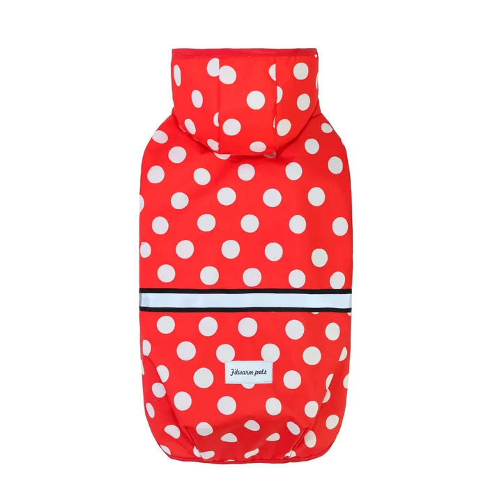 Red and White Polka Dot Raincoat