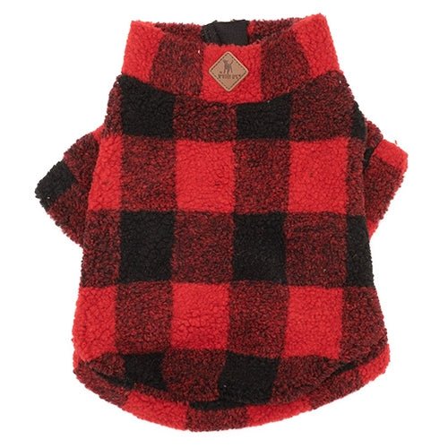 Red Buffalo Sherpa 1/4 Zip Pullover - Posh Puppy Boutique