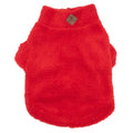 Red Solid Fleece 1/4 Zip Pullover - Posh Puppy Boutique