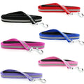 Reflective Nylon Leash with Soft Grip Handle - 3/4 in. Wide x 5 ft. Long - Many Colors - Posh Puppy Boutique