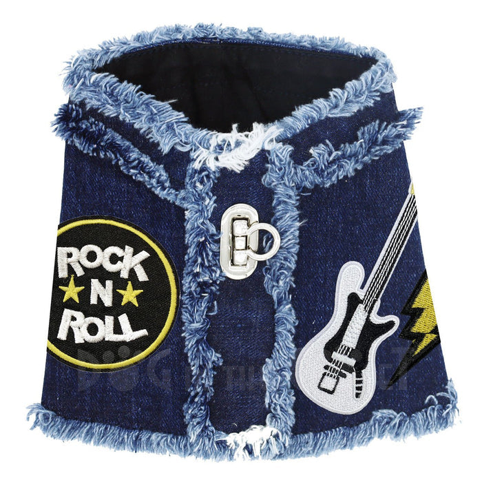 Rock n Roll Denim Harness Vest in 3 Colors - Posh Puppy Boutique