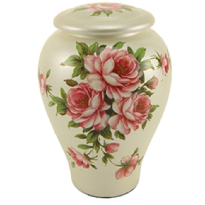 Rose bouquet floral ceramic cremation urn cremation supplies and equipment product
