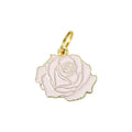 Rose Pet ID Tag in Pink & Gold - Posh Puppy Boutique