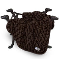 Rosebud Blanket in Chocolate