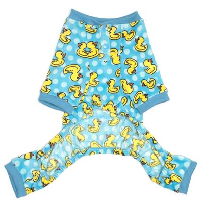 Rubber Duck Fleece Dog Jammies - Posh Puppy Boutique