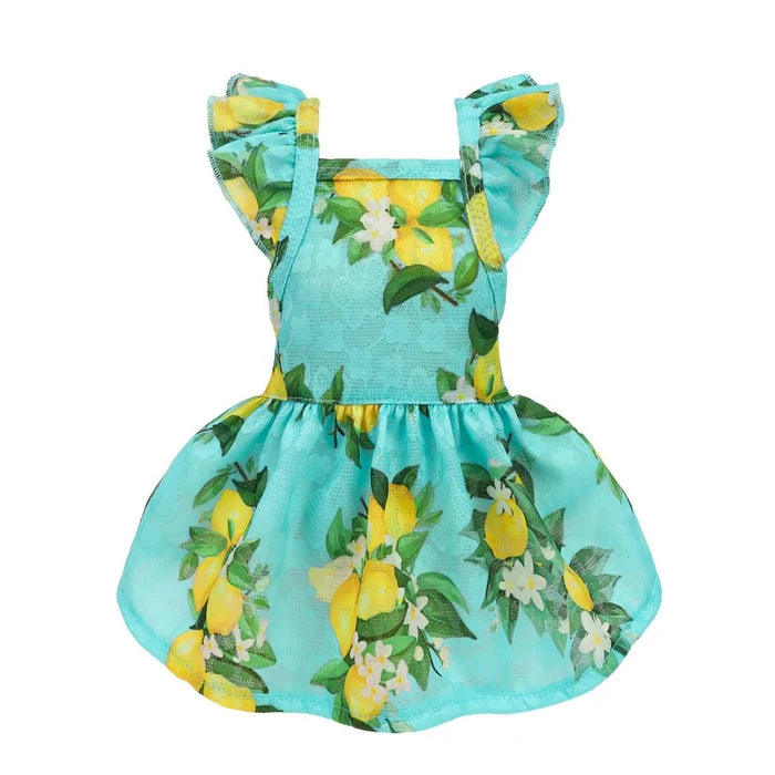 Ruffle Sleeves Sundress in Blue - Posh Puppy Boutique