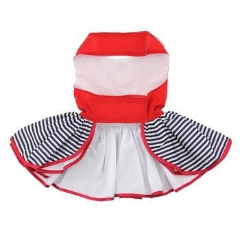 Sailor Girl Dress with Matching Leash - Posh Puppy Boutique