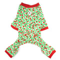Santa Hats Fleece Dog Jammies - Posh Puppy Boutique