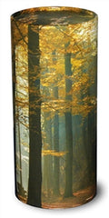Scattering urn-autumn woods cremation supplies and equipment product