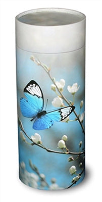 Scattering urn-butterfly blossom cremation supplies and equipment product