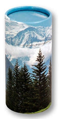 Scattering urn-mountain view "mini" cremation supplies and equipment product