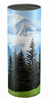 Scattering urn-mountain view cremation supplies and equipment product