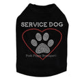 Service Dog Rhinestone Tank - Many Colors - Posh Puppy Boutique