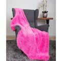 Shag Throw Dog Blanket in Fuchsia - Posh Puppy Boutique