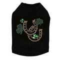 Shamrocks & Horseshoes Rhinestone Dog Tank - Many Colors - Posh Puppy Boutique