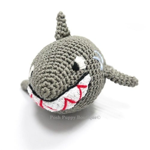 Shark Crochet Plush Toy - Posh Puppy Boutique