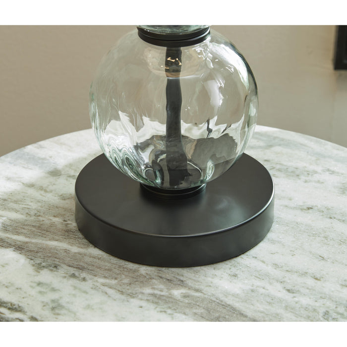Signature Design by Ashley Airbal L431604 Glass Table Lamp IMAGE 4