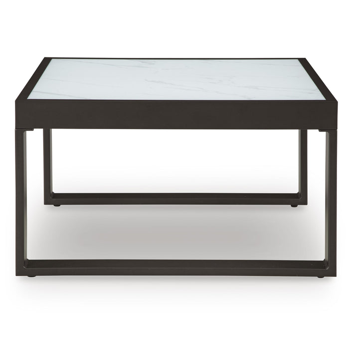 Signature Design by Ashley Beachloft P490-708 Square Cocktail Table IMAGE 2