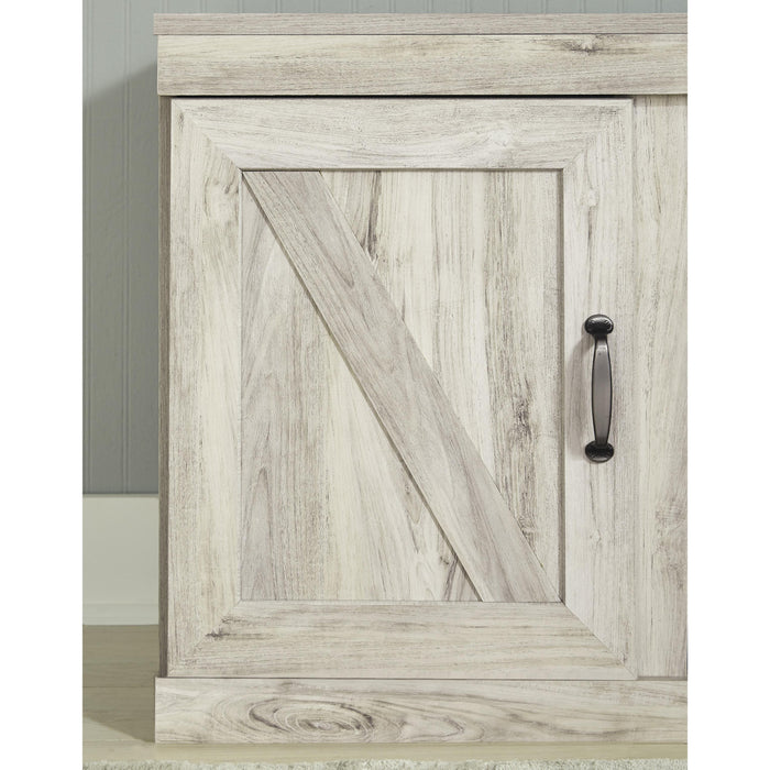 Signature Design by Ashley Bellaby EW0331-268 Large TV Stand with Fireplace Option IMAGE 8