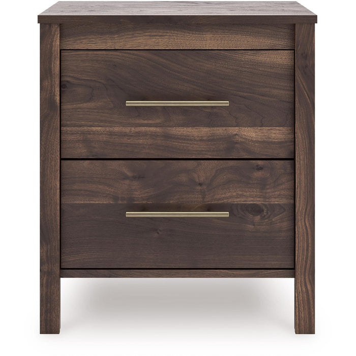 Signature Design by Ashley Calverson EB3660-292 Two Drawer Night Stand IMAGE 2