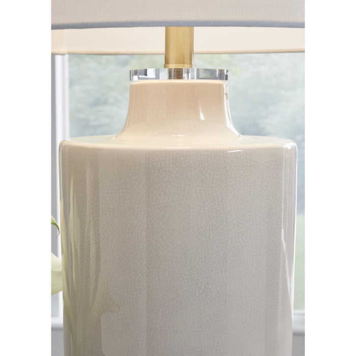 Signature Design by Ashley Cylener L100794 Ceramic Table Lamp IMAGE 3