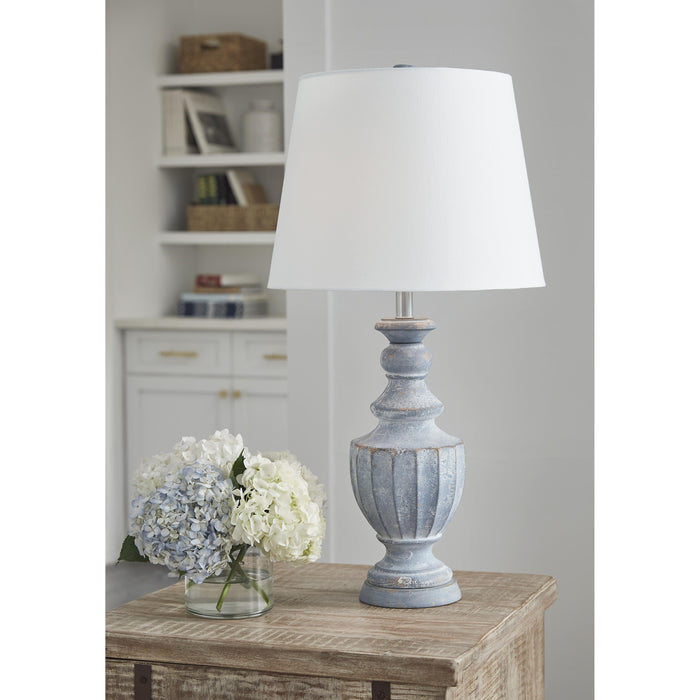Signature Design by Ashley Cylerick L235714 Terracotta Table Lamp IMAGE 2