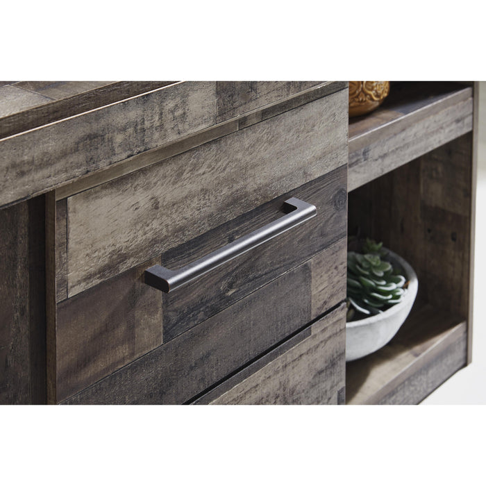 Signature Design by Ashley Derekson EW0200-268 Large TV Stand with Fireplace Option IMAGE 7