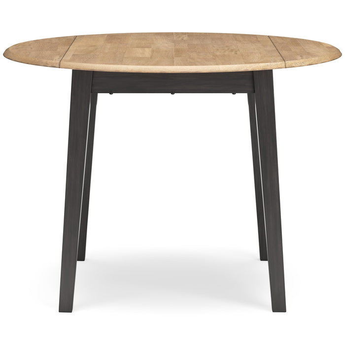 Signature Design by Ashley Gesthaven D396-15 Round Dining Room Drop Leaf Table IMAGE 3