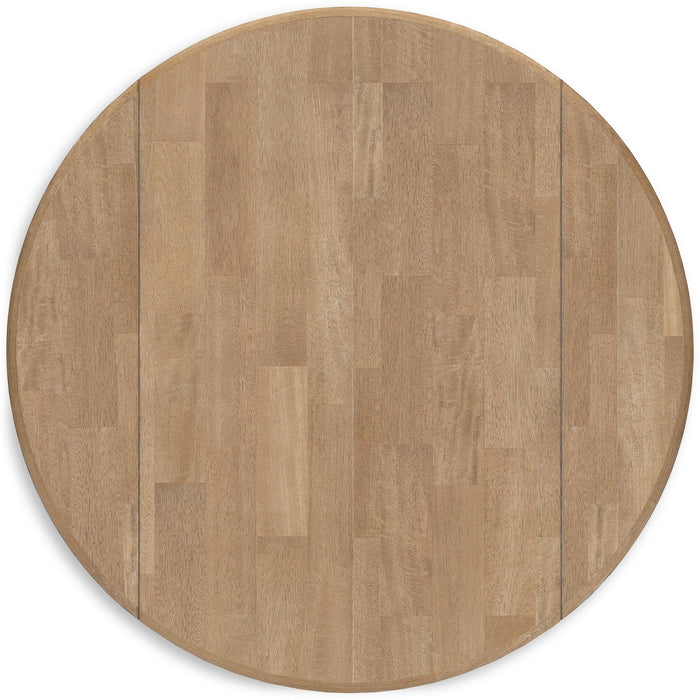 Signature Design by Ashley Gesthaven D398-15 Round Dining Room Drop Leaf Table IMAGE 4