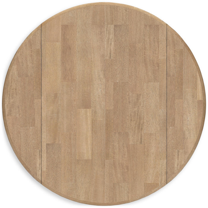 Signature Design by Ashley Gesthaven D399-15 Round Dining Room Drop Leaf Table IMAGE 4