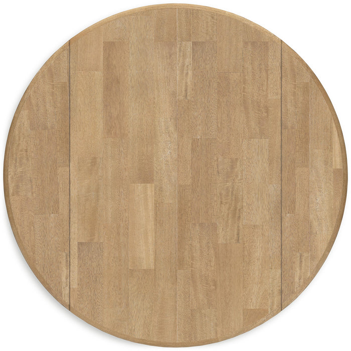 Signature Design by Ashley Gesthaven D401-15 Round Dining Room Drop Leaf Table IMAGE 4