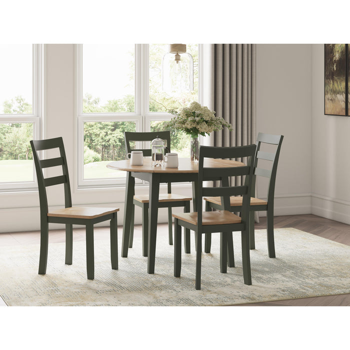 Signature Design by Ashley Gesthaven D401-15 Round Dining Room Drop Leaf Table IMAGE 7