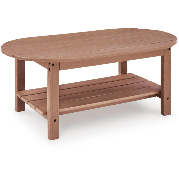 Signature Design by Ashley Grover Beach PCP422-700 Oval Cocktail Table IMAGE 1