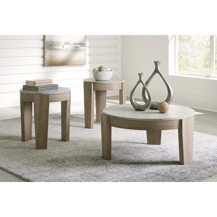 Signature Design by Ashley Guystone T237-13 Occasional Table Set IMAGE 3