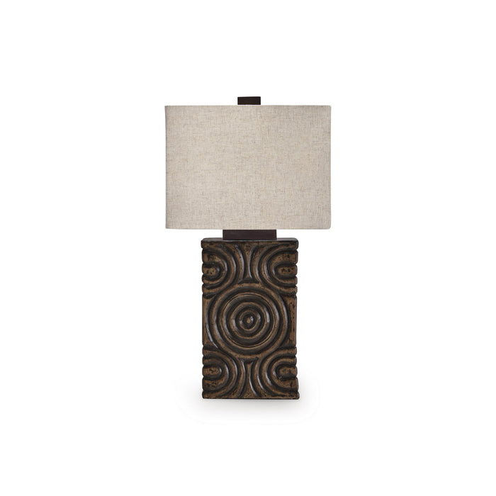 Signature Design by Ashley Heathbury L235964 Paper Table Lamp IMAGE 1