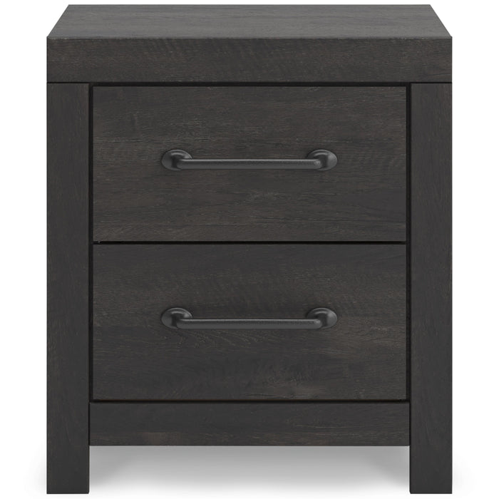 Signature Design by Ashley Hollivern PCB2108-92 Two Drawer Night Stand IMAGE 3