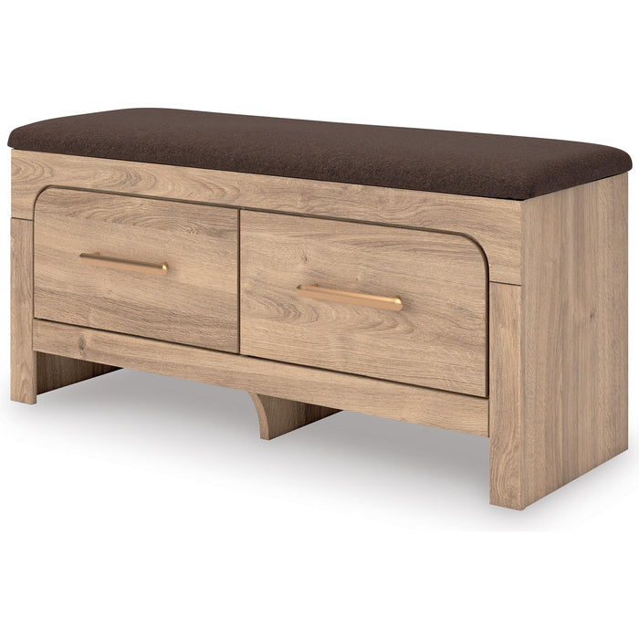 Signature Design by Ashley Kinlanni PCB1360-09 Bedroom Upholstered Storage Bench IMAGE 3