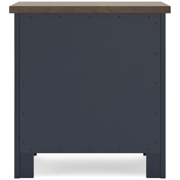Signature Design by Ashley Landocken B414-92 Two Drawer Night Stand IMAGE 5