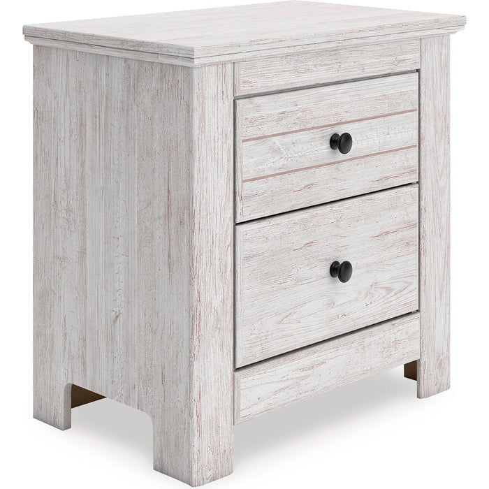 Signature Design by Ashley Makidern PCB1171-92 Two Drawer Night Stand IMAGE 1