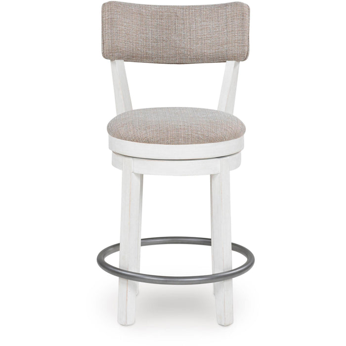 Signature Design by Ashley Robbinsdale D642-224 Upholstered Swivel Barstool IMAGE 2