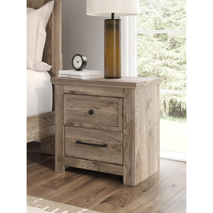 Signature Design by Ashley Rusticott PCB2260-92 Two Drawer Night Stand IMAGE 7