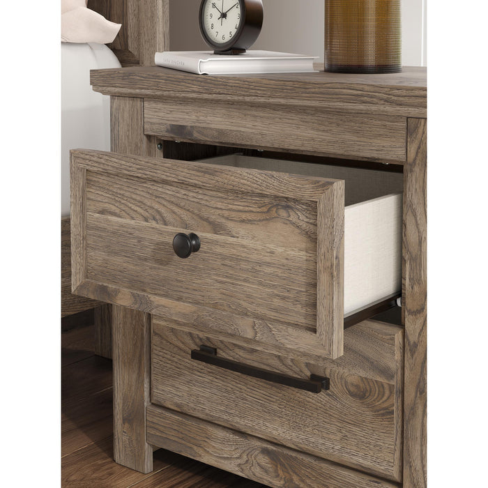 Signature Design by Ashley Rusticott PCB2260-92 Two Drawer Night Stand IMAGE 8